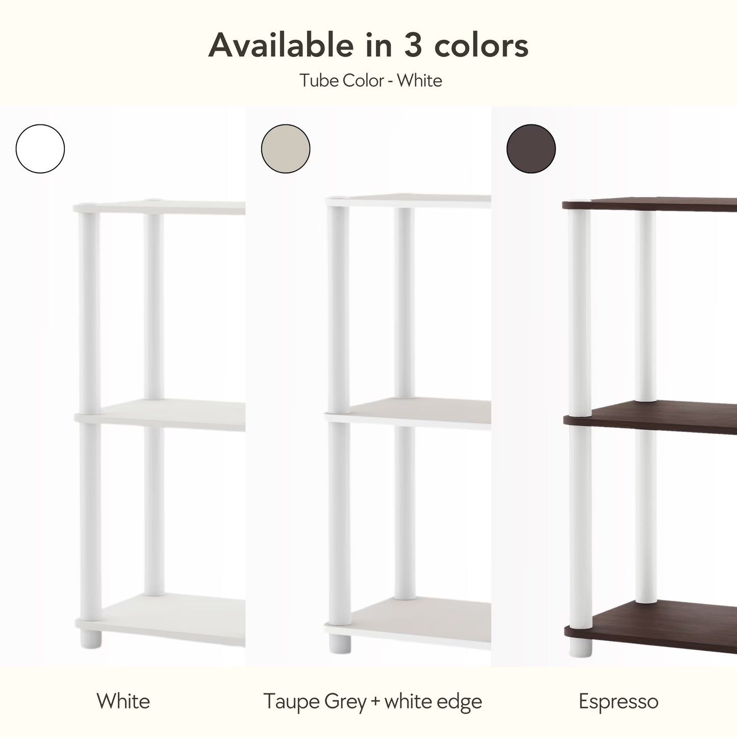 3-Tier Open Display Bookcase 📚 Modern Storage Shelf