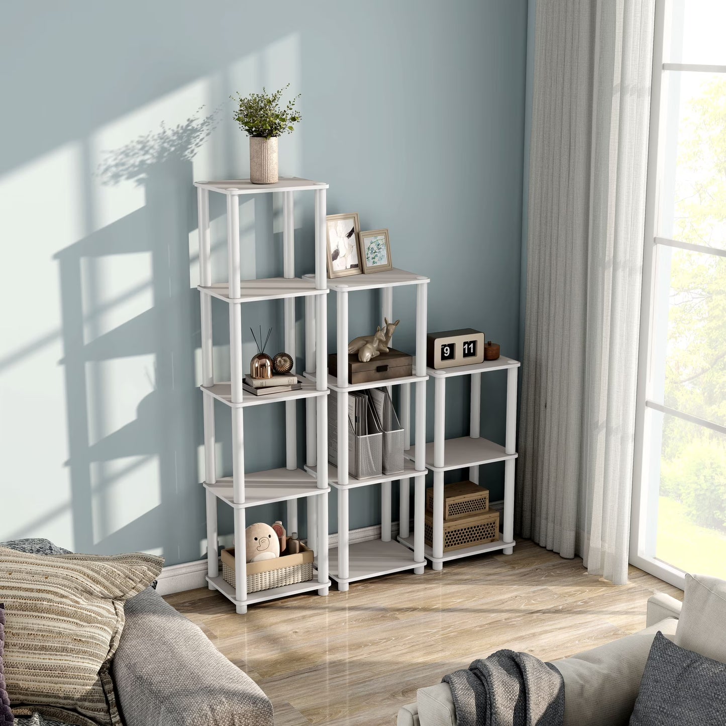 3-Tier Open Display Bookcase 📚 Modern Storage Shelf