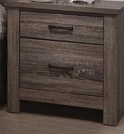 Modern Wooden Nightstand 🪵 Minimalist Bedside Table for Bedroom