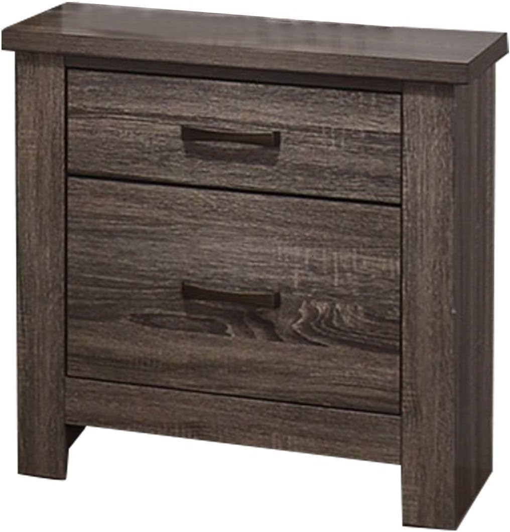 Modern Wooden Nightstand 🪵 Minimalist Bedside Table for Bedroom