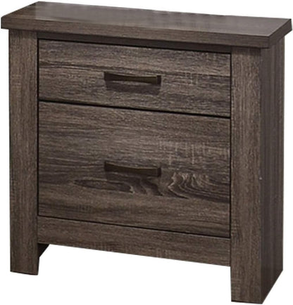 Modern Wooden Nightstand 🪵 Minimalist Bedside Table for Bedroom