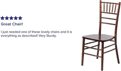 Chiavari Style Dining Chair 🍂 Elegant Wood Seating