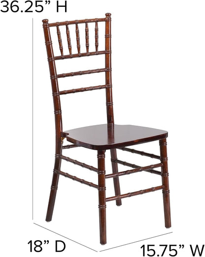 Chiavari Style Dining Chair 🍂 Elegant Wood Seating