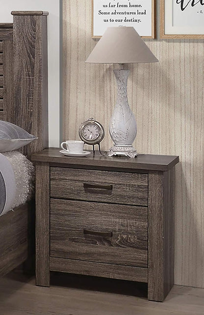 Modern Wooden Nightstand 🪵 Minimalist Bedside Table for Bedroom