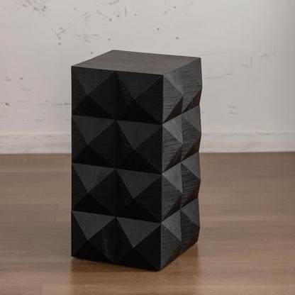 Embossed Pattern Accent Furniture 🪑 Modern Decorative Stool