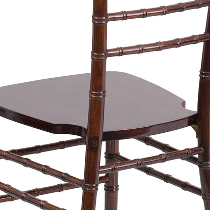 Chiavari Style Dining Chair 🍂 Elegant Wood Seating