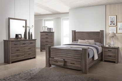 Modern Wooden Nightstand 🪵 Minimalist Bedside Table for Bedroom